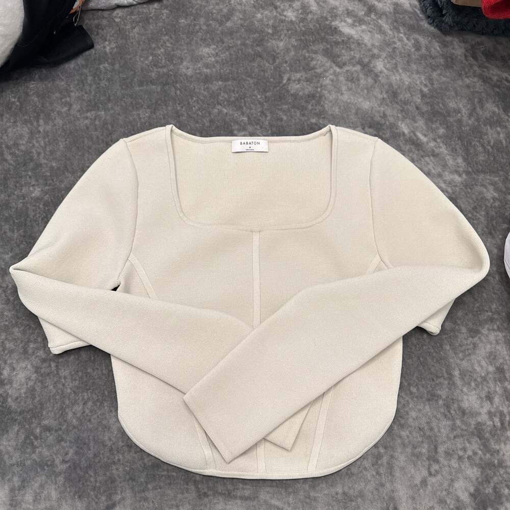 Sculpt Knit Bustier Longsleeve